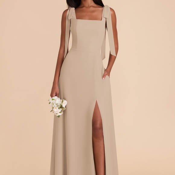 NEW Birdy Grey Alex Crepe Almond Dress Small - Picture 1 of 7